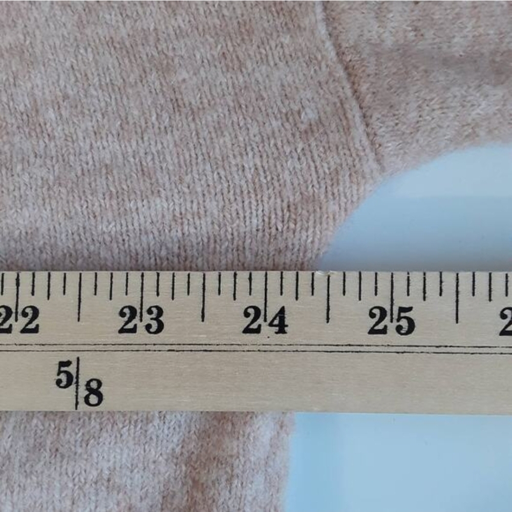 Madewell Balloon Sleeve Pullover Sweater Wool Alpaca Blend Blush Pink Sz L NWT - Picture 5 of 7
